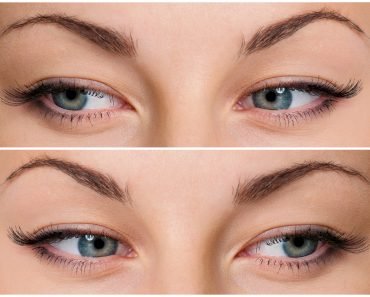 Close up of beautiful woman grey eyes Saccadic Masking. 370x297 1
