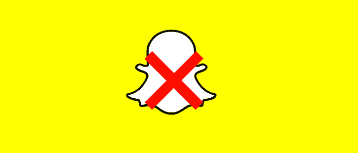 excluir conta do snapchat
