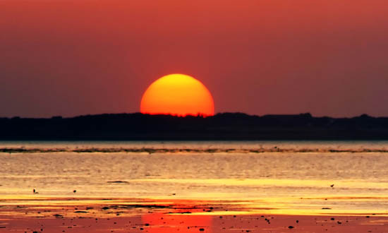 por de sol