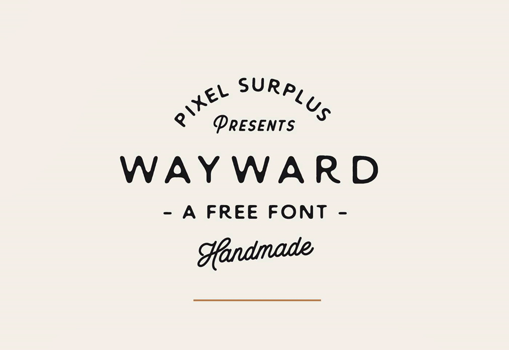 wayward font 1