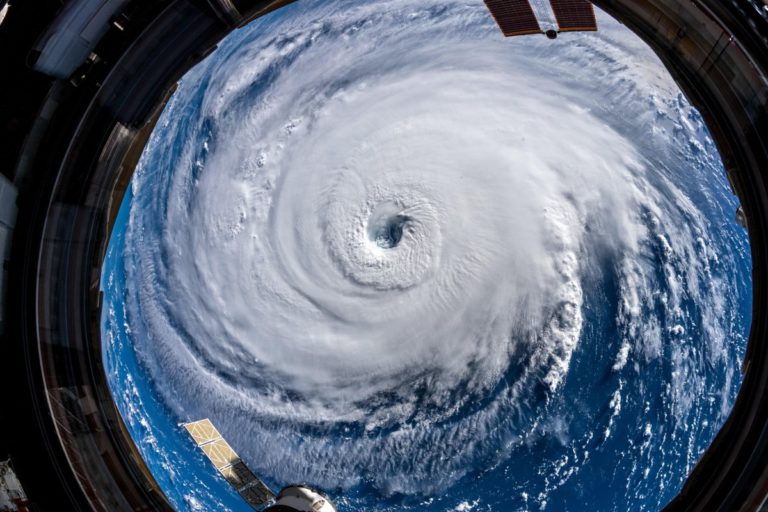 hurricane florence iss sept12 2018