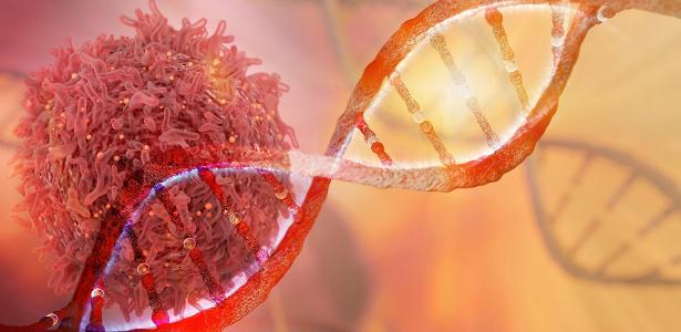 dna e celula com cancer