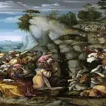 bacchiacca moses striking the rock