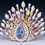 Graff diamonds Peacock Brooch