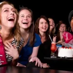 Groups bachelorette laughter