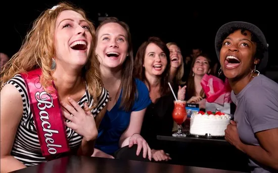 Groups bachelorette laughter