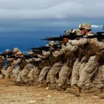 US Marines with Combat Logistics Detachment
