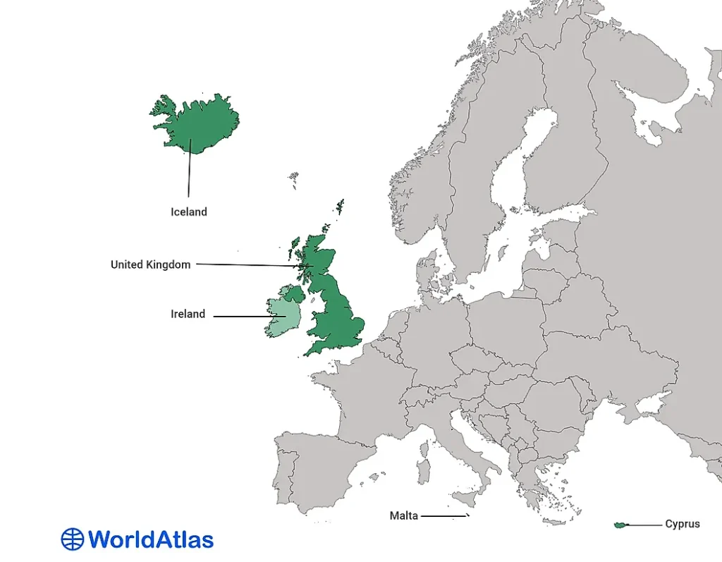 island countries of europe 1