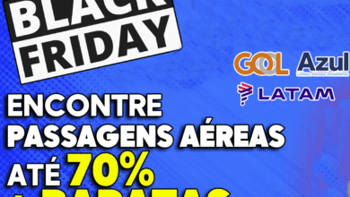 BLACK FRIDAY passagens aereas