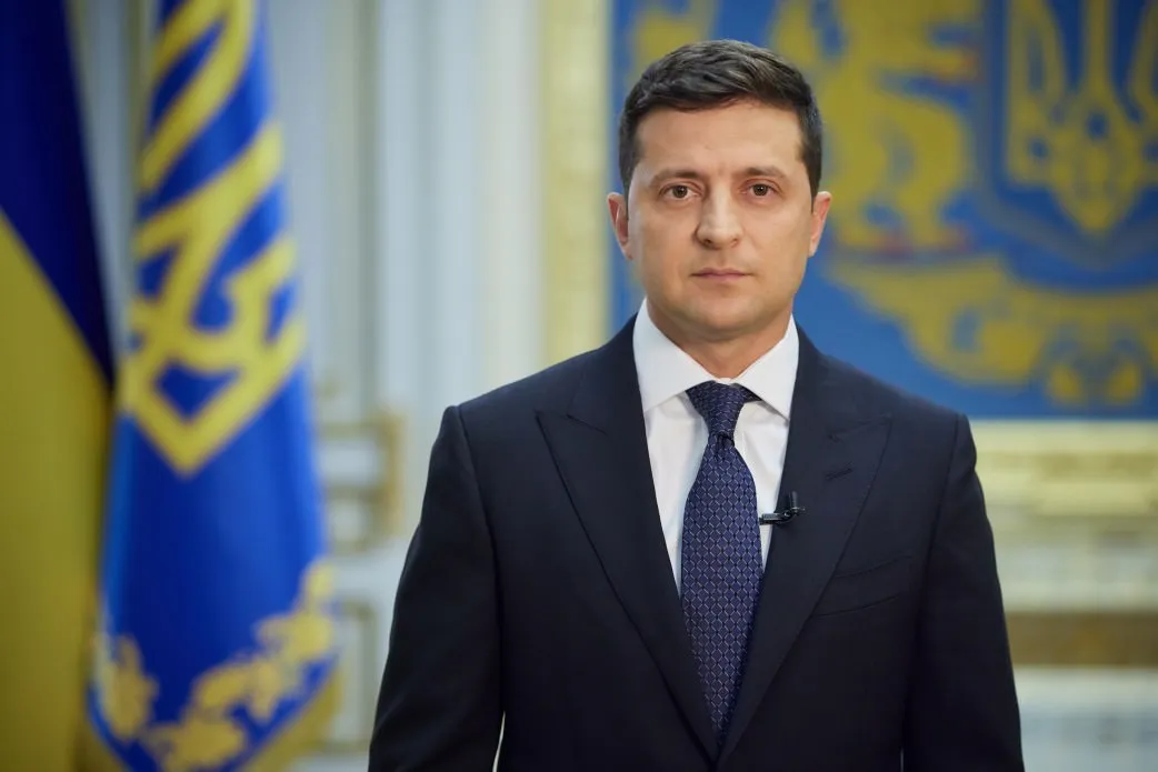Ukraines President Volodymyr Zelensky