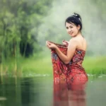 Beautiful Cambodia woman