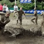 Football Championship in the mud