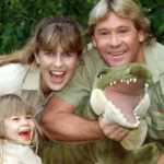 Steve Irwin with family
